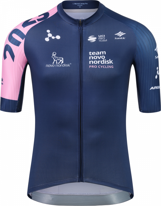 Santic - Tnn Devo Racefit Jersey 2023 - Granat & tnn pink