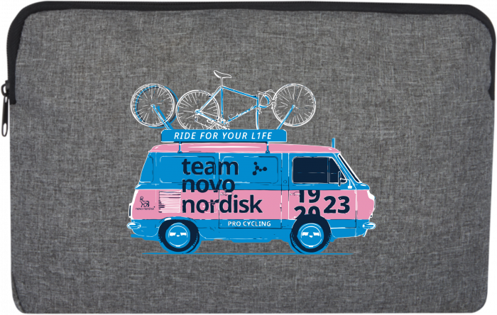 Team Novo Nordisk - 13 Inch Tnn 2023 Laptopsleeve - Grey
