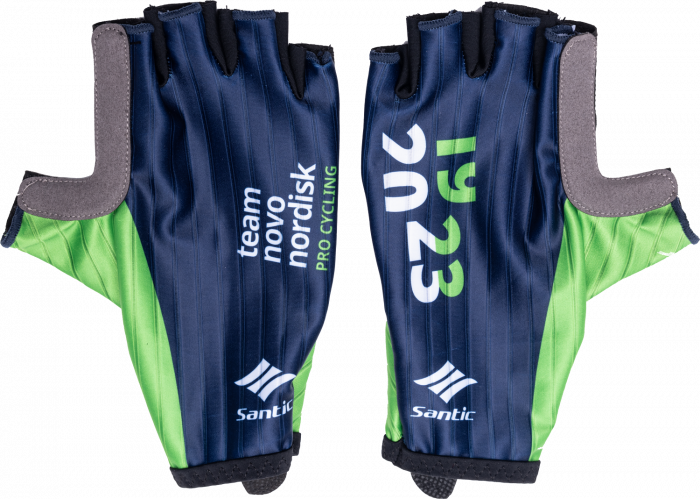Santic - Tnn 2023 Summer Gloves - Navy & tnn green